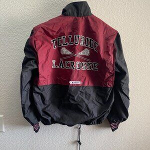 Vintage Telluride Lacrosse High School Jacket Wave One Lined XL Full Zip VTG